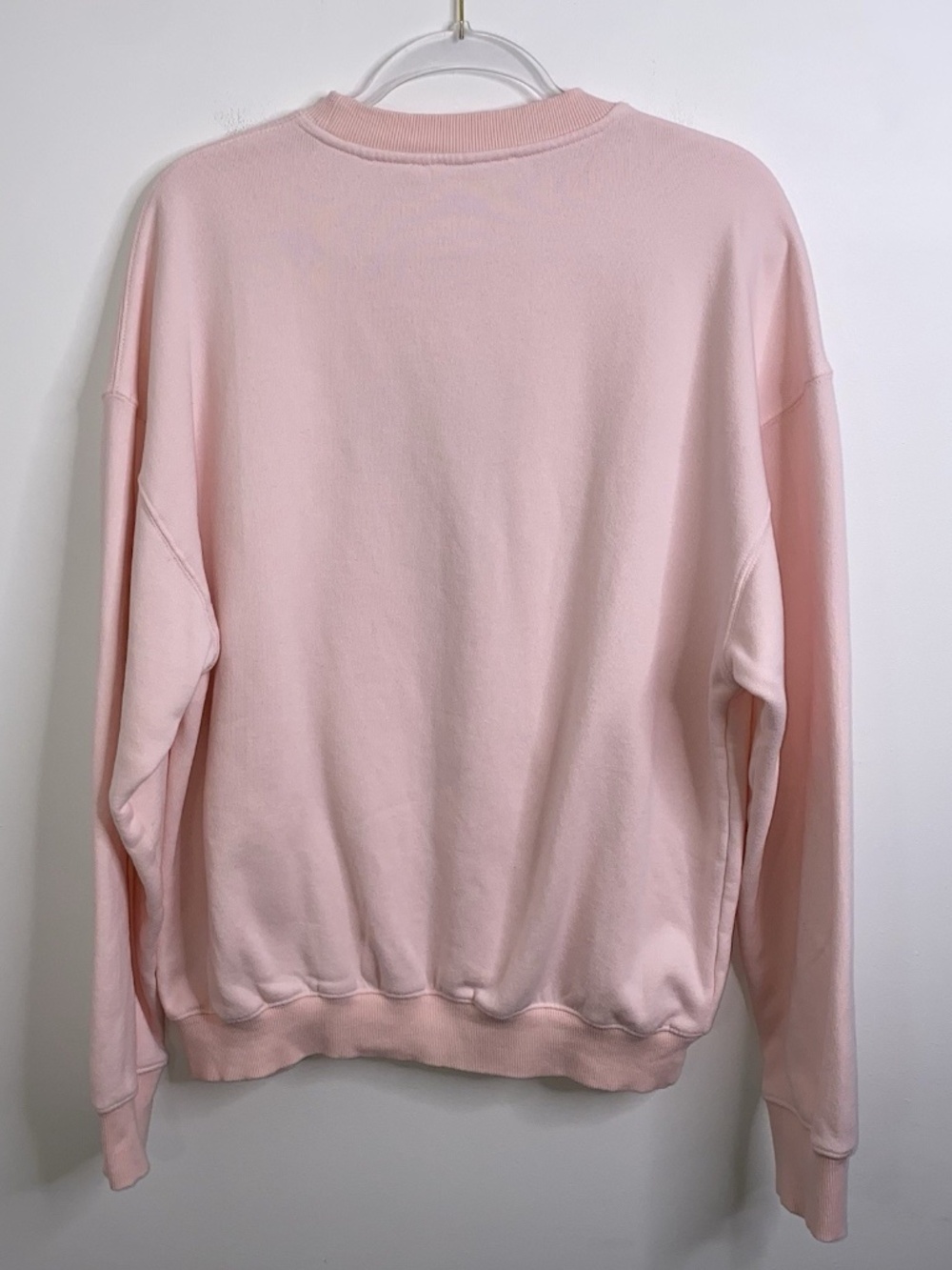 LoveShackFancy LA Light Pink Pullover Sweatshirt Size M/L Boho Surf Beach - Picture 2 of 11
